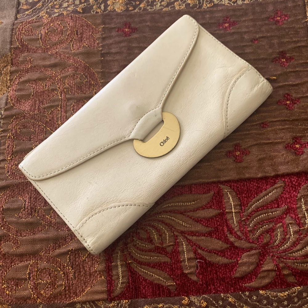 Authentic Chloe leather long wallet
